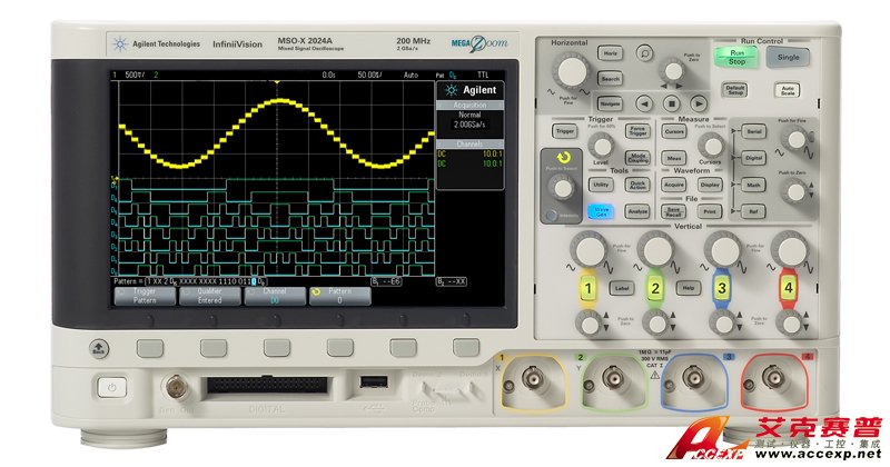 Agilent MSOX2004A 70 MHz、4 通道示波器圖片