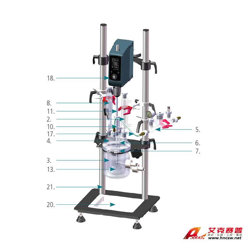JULABO優(yōu)萊博 3000mL壓力反應釜，JRS-6439-254