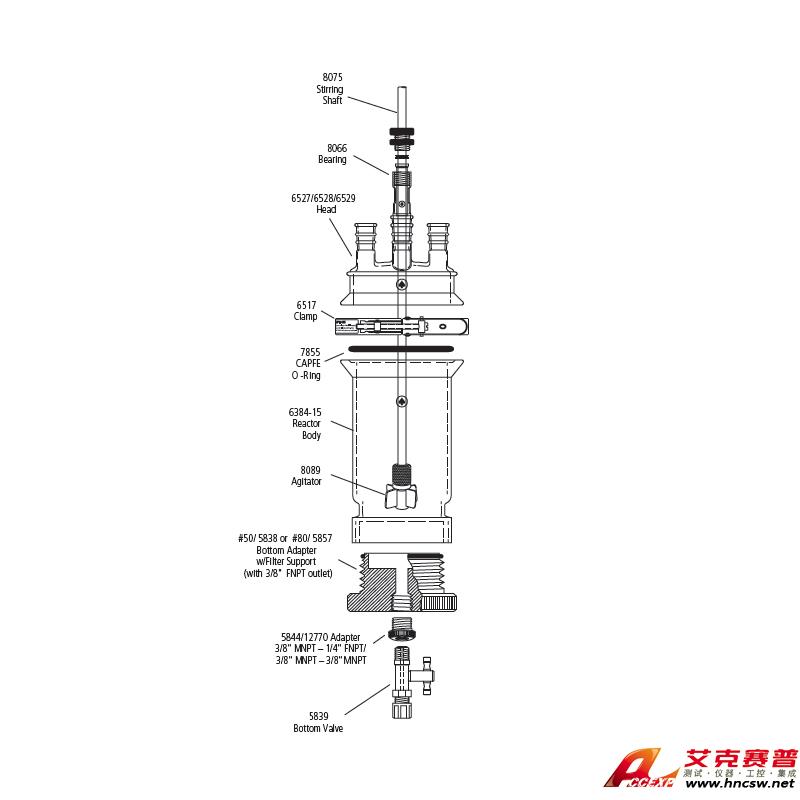 JULABO優(yōu)萊博 2000ml 單層過濾釜，CRS6384-129
