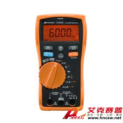 keysight是德 U1233A 手持式數(shù)字萬用表，3位半