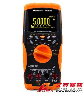 keysight是德 U1253B 手持式數(shù)字萬用表，4位半，OLED 顯示屏