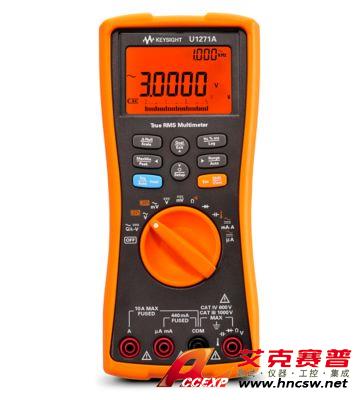 keysight是德 U1271A 手持式數(shù)字萬用表，4位半，IP54